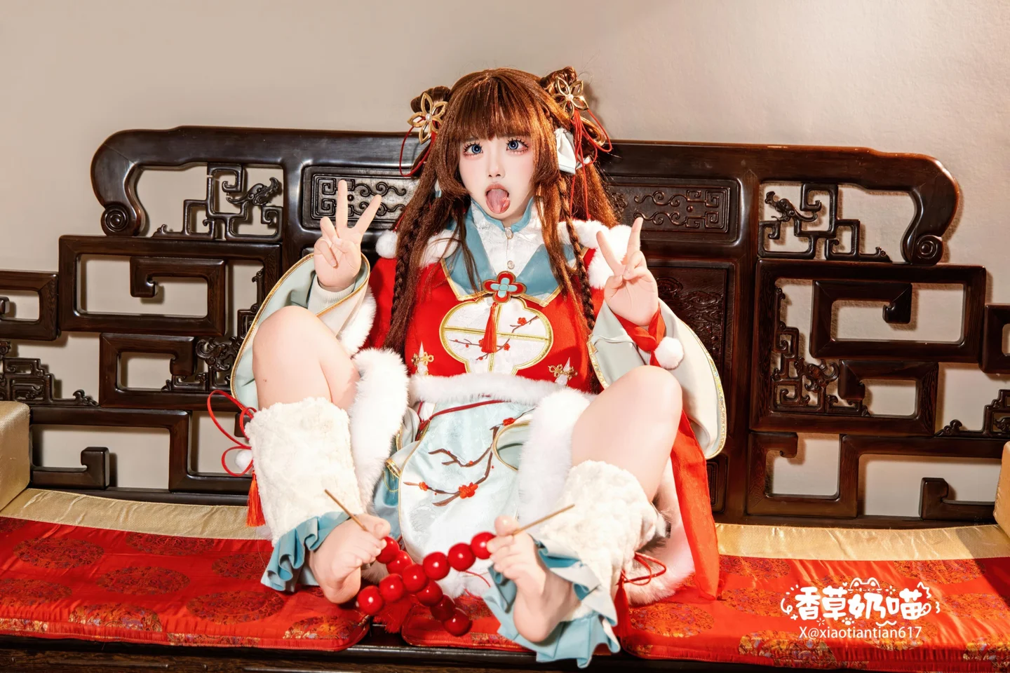 香草奶喵 - No.002 日进斗金 [108P,15V-1.30GB] tg@simisebaisi 【丝足阁】044.webp